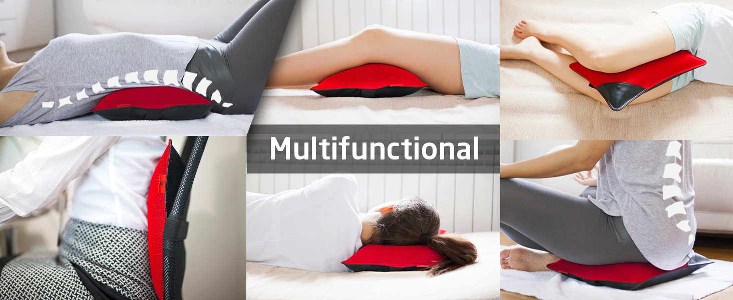 AJUVIA Back Vitalizer Car Lumbar Support for Driving Seat Lumbar