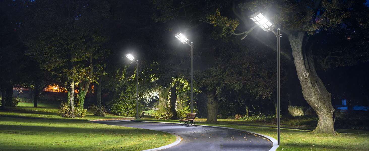 solar powered security light
