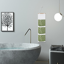 Wall Hanging Storage Bag Over The Door Organizer Linen Cotton Hanging Closet Organizer Waterproof