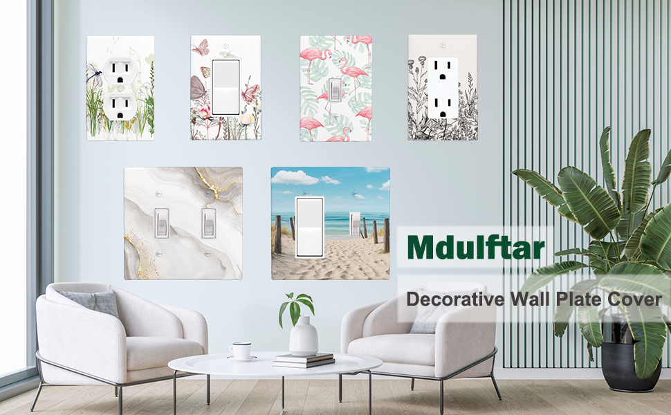 Decorative Wall Plate Cover and Light Switch Cover Plate