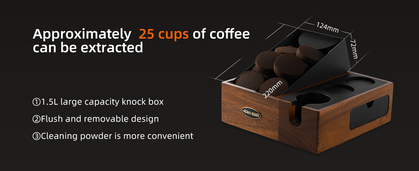 MHW3BOMBER Espresso Knock Box Espresso Coffee Organizer