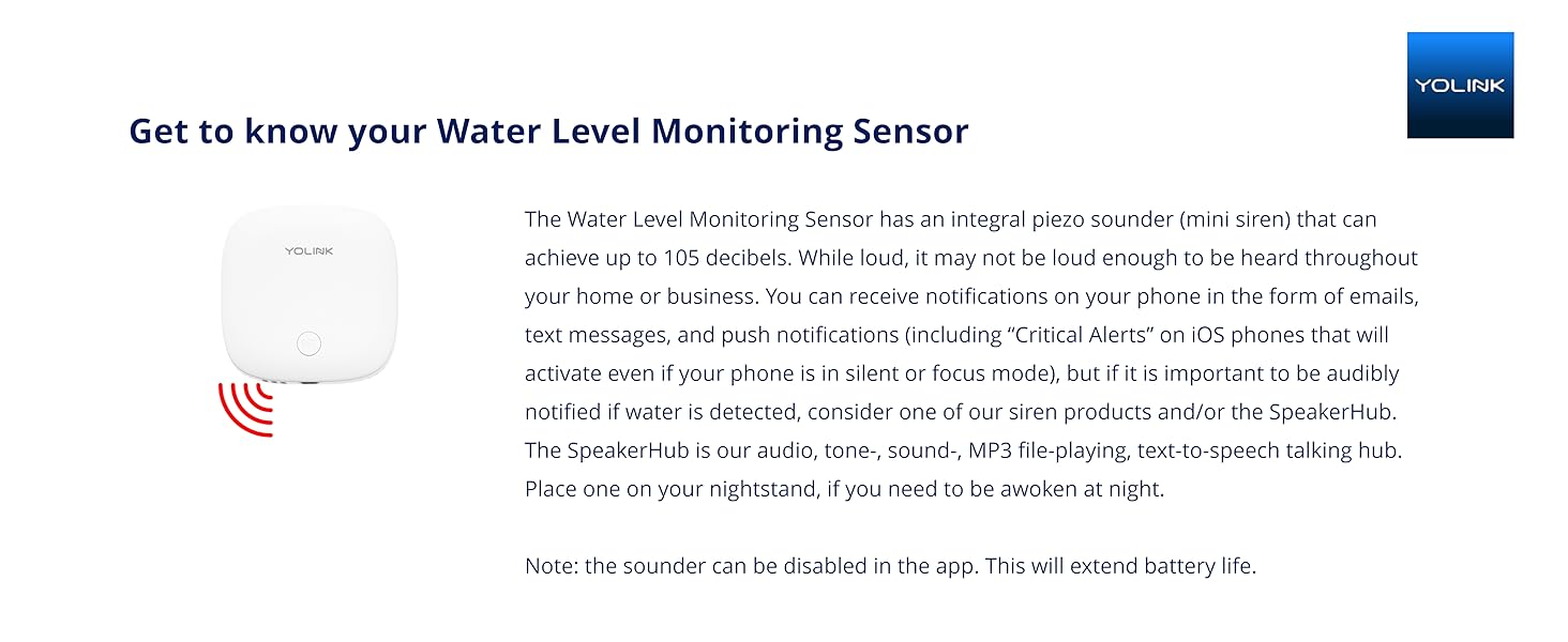 water level monitoring sensor