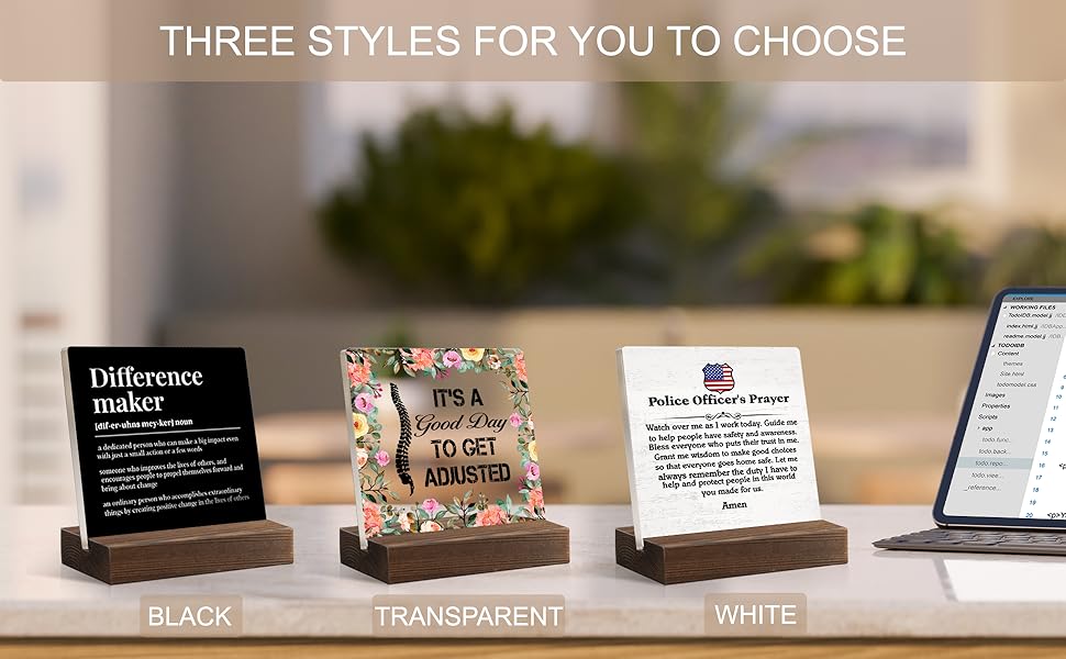 Funny Acrylic Desk Decoration Sign Gifts For Coworker Colleagues