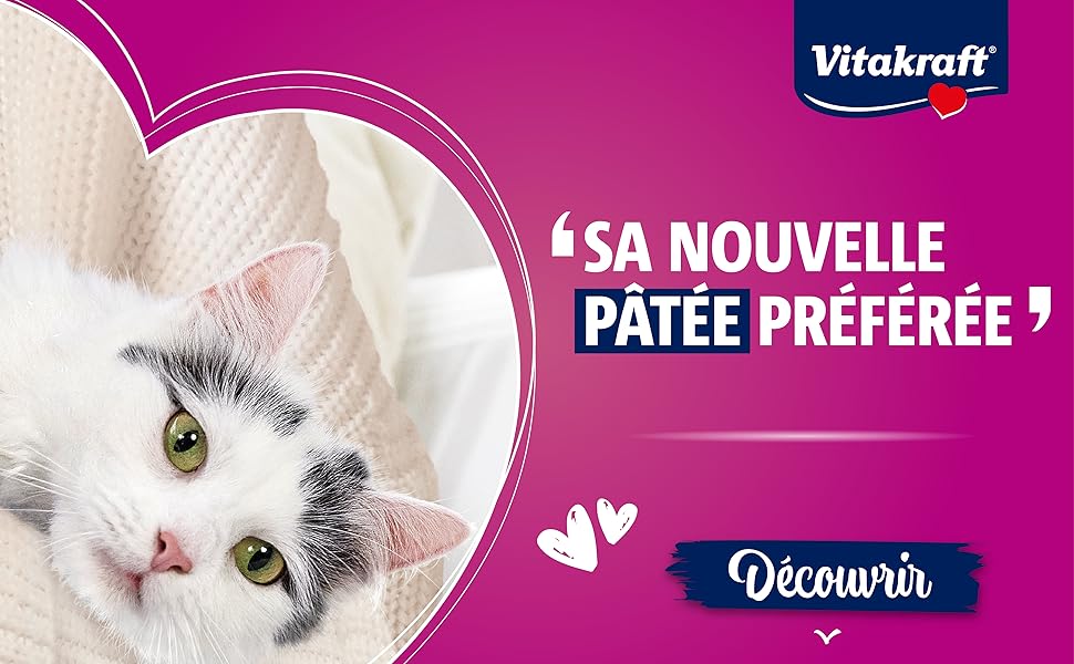 chat;pâtée;humide;repas;mousse ;plaisir;gourmand;viande;sain;irrésistible;appétence;Poésie;Vitakraft