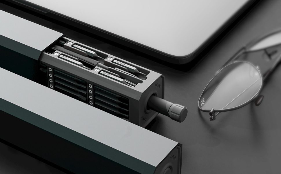 NECAMOCU Precision Screwdriver Set with Toughest S2 Bits