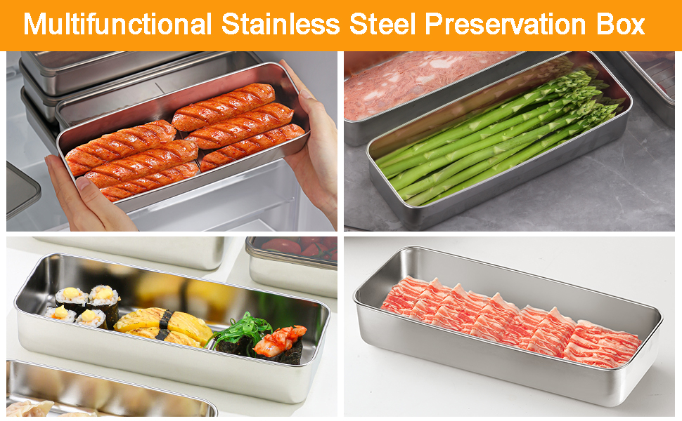 Bacon storage container for fridge