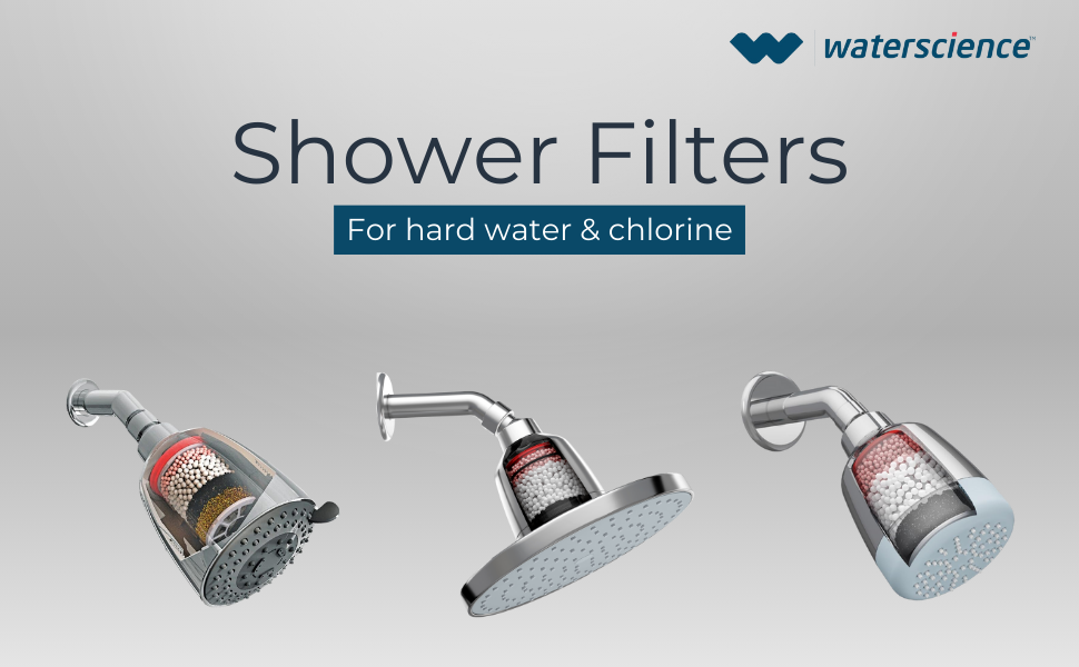 WaterScience CLEO Shower & Tap Filter for Hard Water Softening