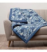 Maison d' Hermine Feuillage Cotton Throw Blanket Bohemian Bedding Lightweight and Breathable for ...