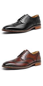 Männer Derby Schnürhalbschuhe Braun Schwarz Herrenschuhe Klassischer Schnürschuhe Abendschuhe Leder