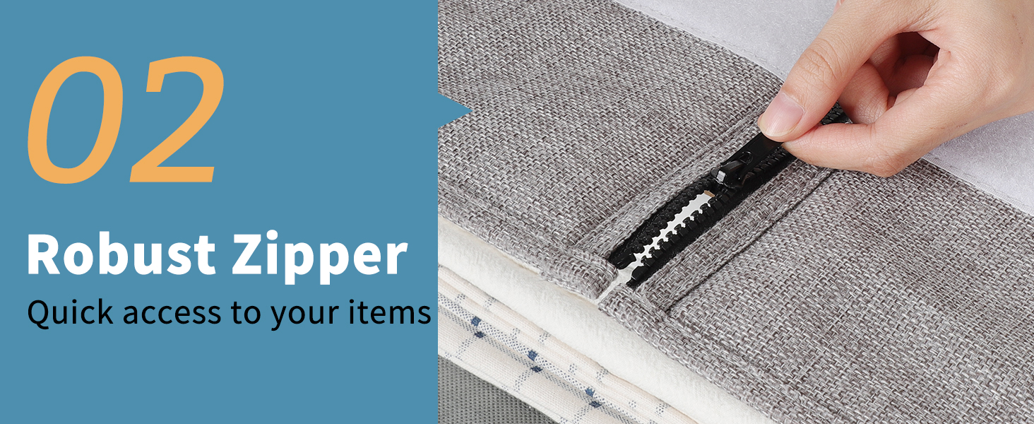 YUOROS 4 Pack Foldable Bed Sheet Set Organizer (Queen or King Size