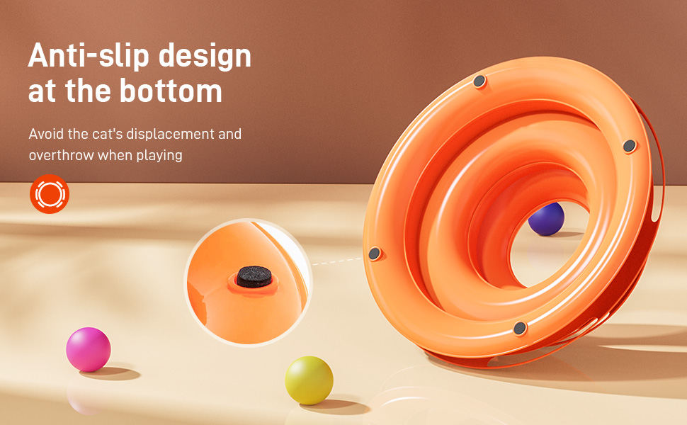 Cat Toy, Indoor Cat Ball Toy, Kitten Toy Roller, Interactive Cat Toy