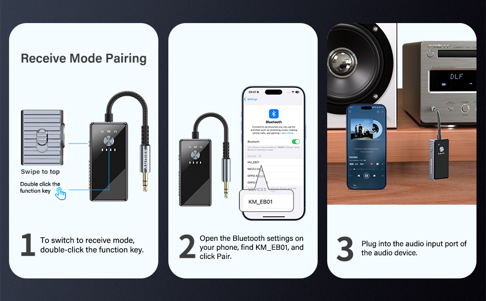 Convert wired speakers to wireless speakers
