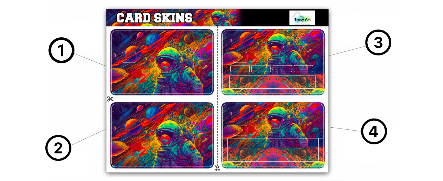 Debit Card Skin Cover Sticker Drop The Dollar Girl 4Pcs