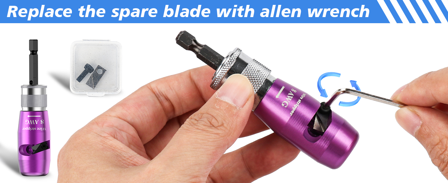 wire stripper for drill