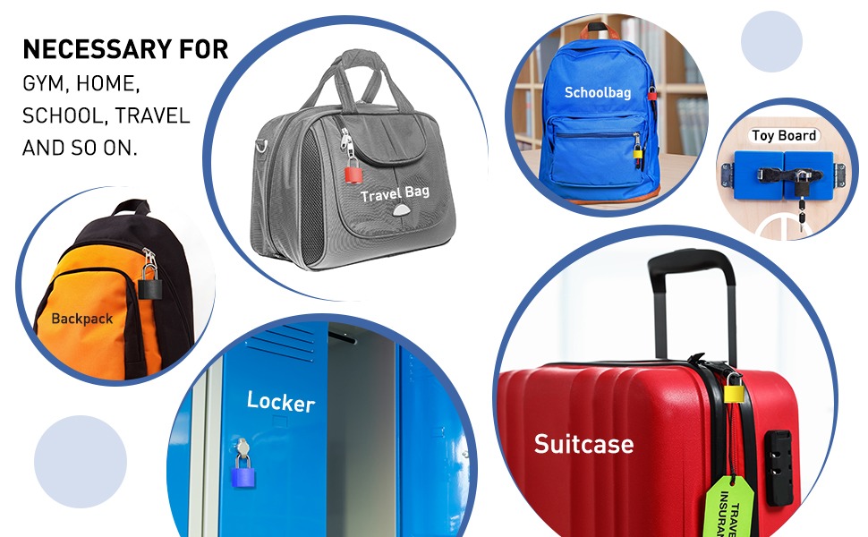 Metal Padlock with Key