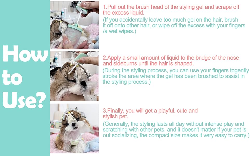 How to use? dry the hair, apply the gel to the nose, sideburns and eyelashes to curl and grooming