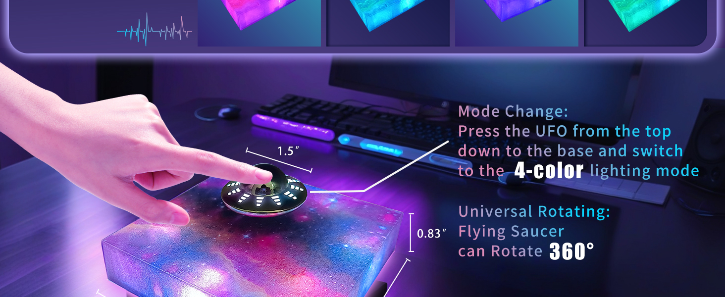 Magnetic Levitating UFo Lamp