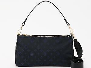 未使用ラシット 長財布入る2way ハンドルショルダーバッグ クロコダイル ウォレットバッグ お財布 ポシェット 2way