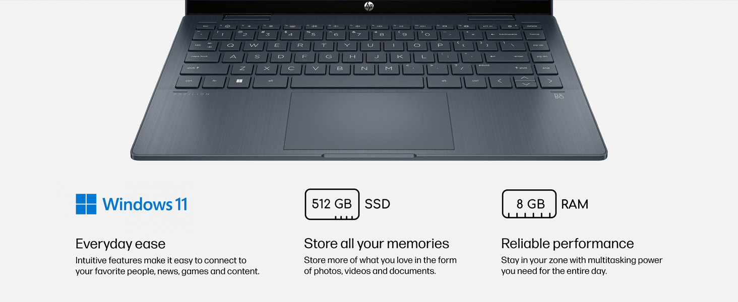 windows 11 512 GB SSD 8 GB RAM