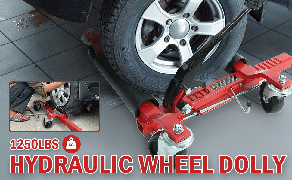 KAFLLA Car Wheel Dollies Set of 4,Heavy Duty Vehicle