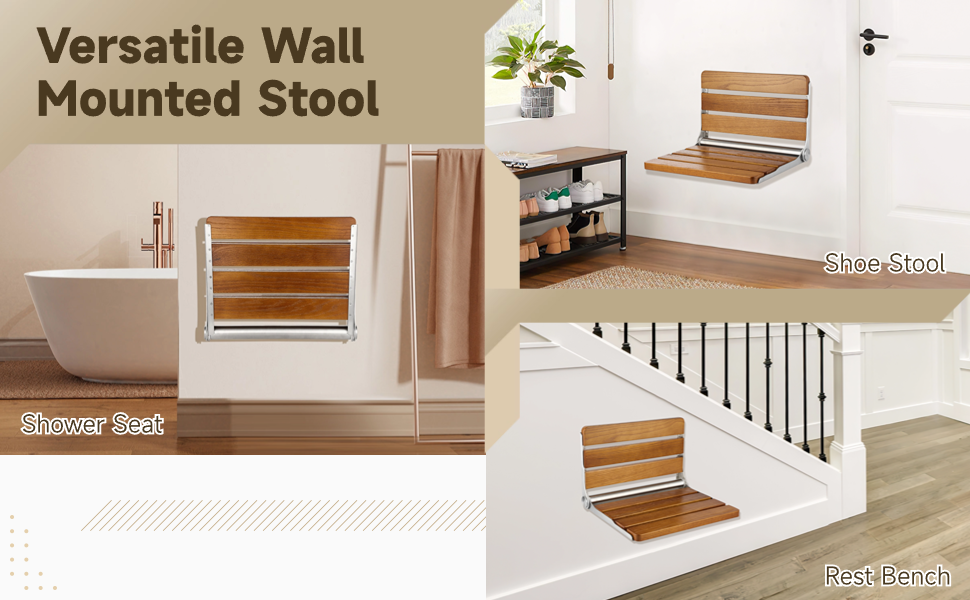 Versatile Wall Mounted Stool