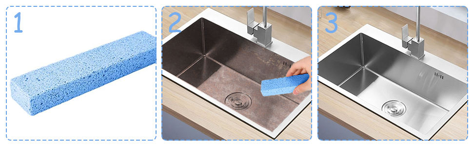 Cleaning pumice stone