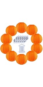 orange with lights