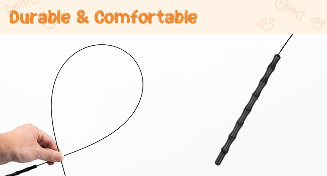 stainless steels cat wands for indoor cats