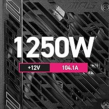 Amazon | MSI MPG A1250GS PCIE5 PCIe 5.1/ATX 3.1対応 PC電源