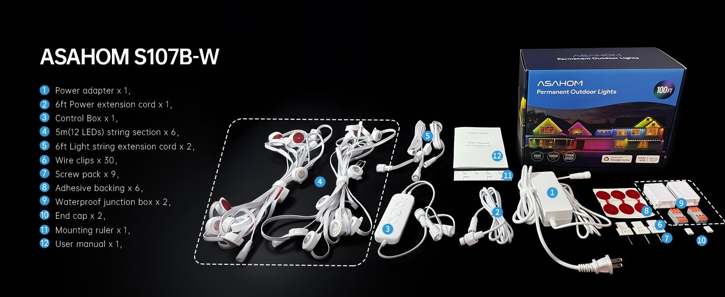 permanent outdoor lights