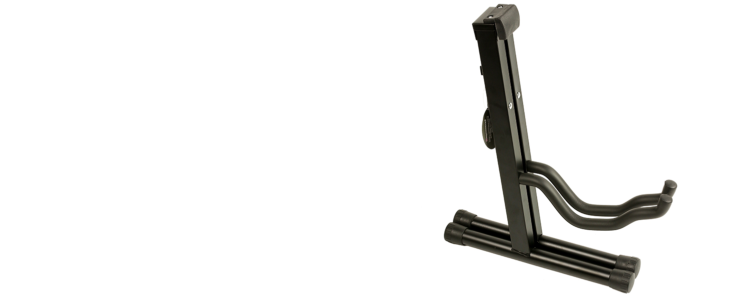 RockJam Universal Portable Aframe Guitar Stand for Acoustic Guitar
