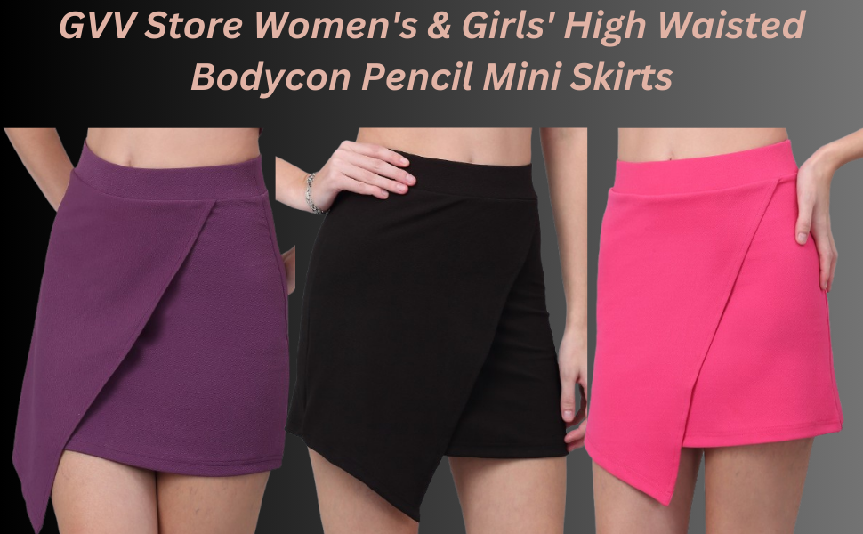 High Waisted Bodycon Mini Skirt