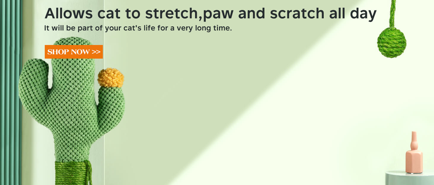 Tall Cat Scratching Post for Indoor Cats 83cm Cactus Cat Scratch Post Large Scratch Posts For Adult Cats Sisal Rope Covered Cat Post With Ball Sturdy Claw Scratcher Stable Base Heavy Duty 33inch 7 cat scratching post cat scratcher scratching posts for indoor cats cat scratch post scratching post