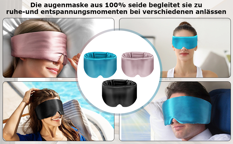 Dehnbare Kühlmütze Schlafmaske