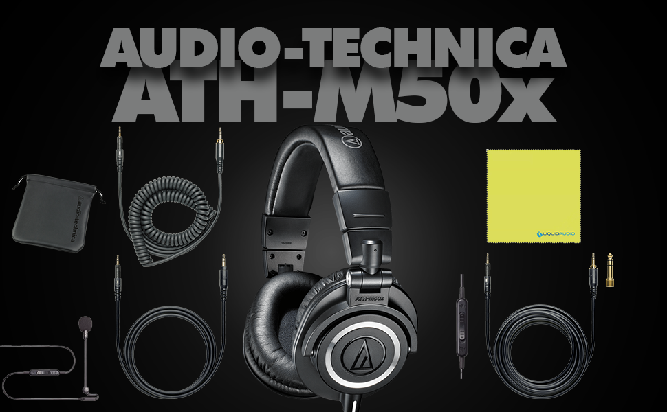 Amazon.com: Technica ATH-M50x Headphone Bundle w/Antlion Audio