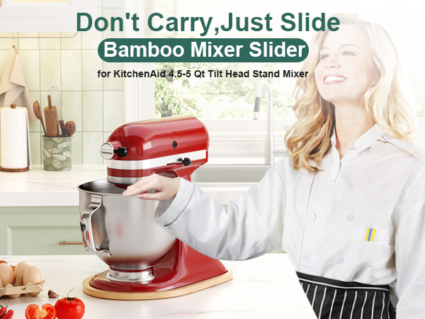 Amazon.com: Food-Grade Bamboo Slider for KitchenAid 4.5-5 Qt