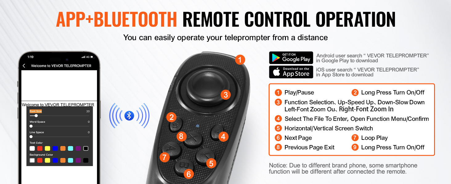 teleprompter tablet
