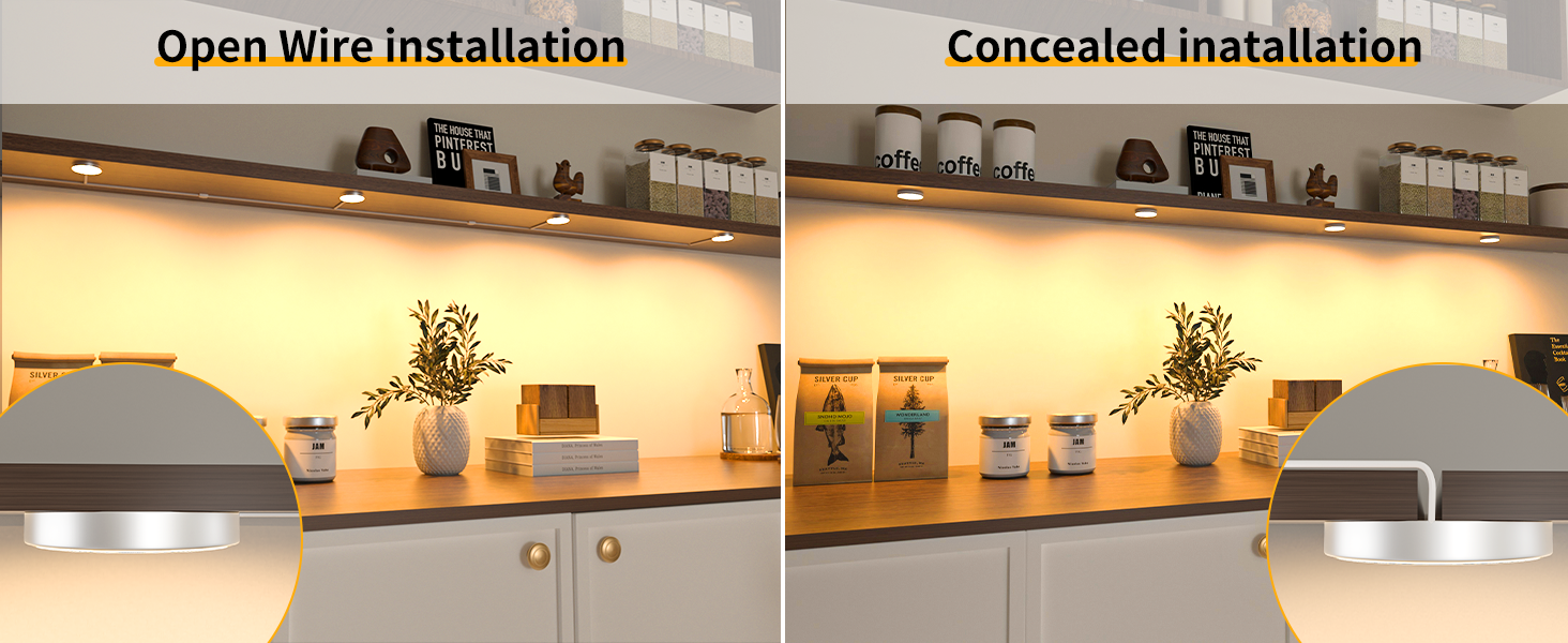 Stick on Lights for Cupboard