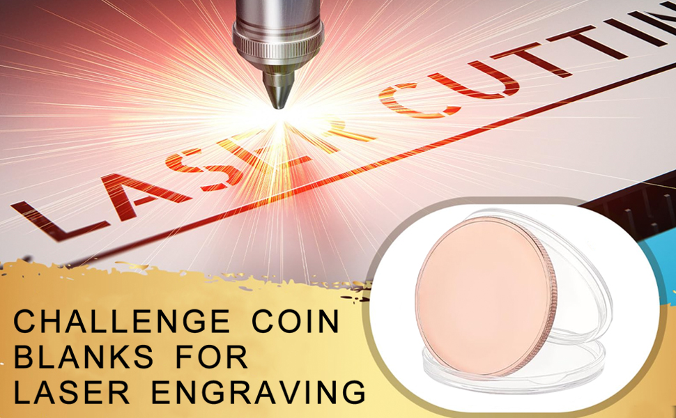 BLANK COINS FOR LASER ENGRAVING