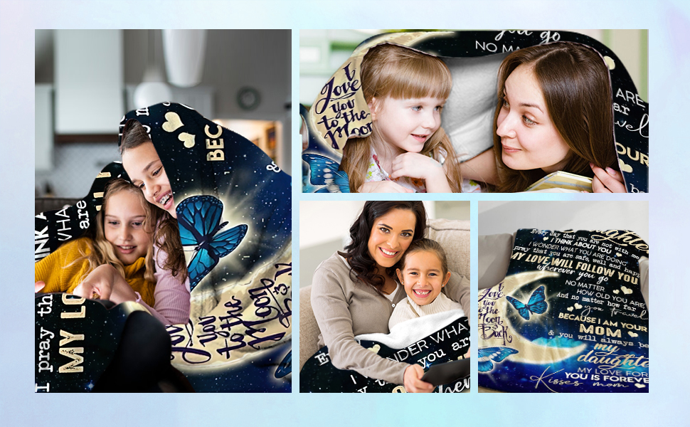 BUUGVIIL Daughter Gifts Daughter Blanket from Dad Father