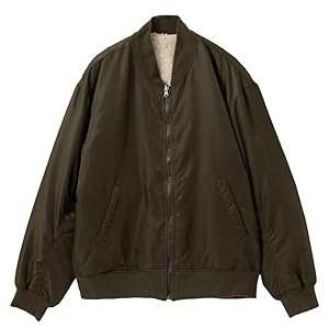 Supreme カーキ リバーシブル MA-1 フライトジャケット ブルゾン 165830309.jpg