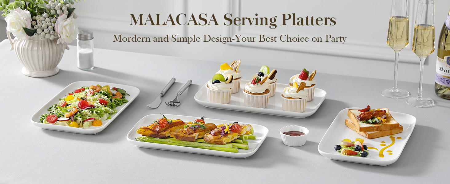 serving platters white serving tray serving platters ceramic malacasa serving 