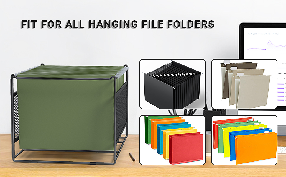 Hanging File Folder Frame for Legal and Letter Size,Hanging
