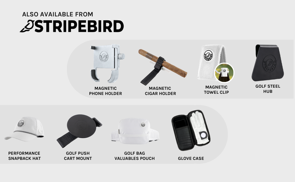 stripebird golf accessories