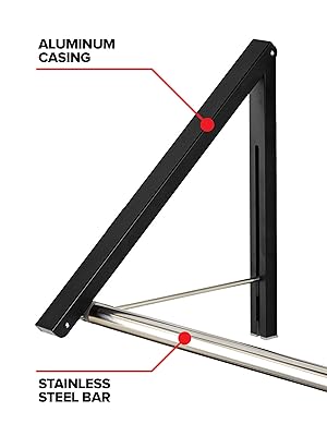 clothes drying rack wall mount