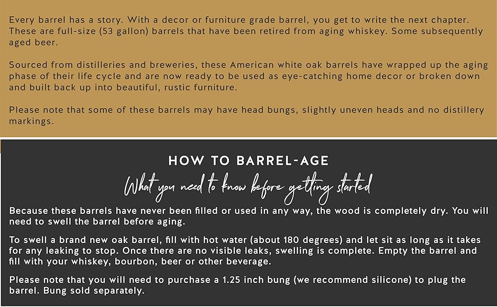 Grade B Barrels