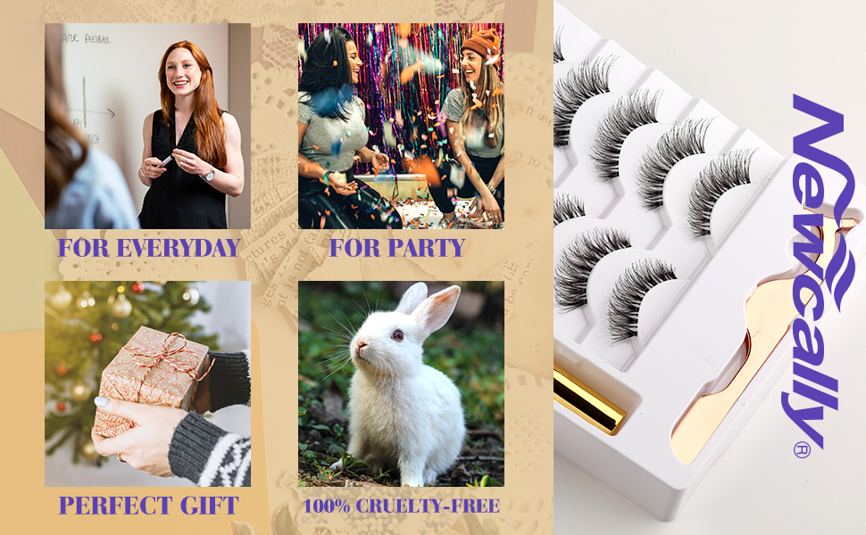 Newcally faux mink eyelashes