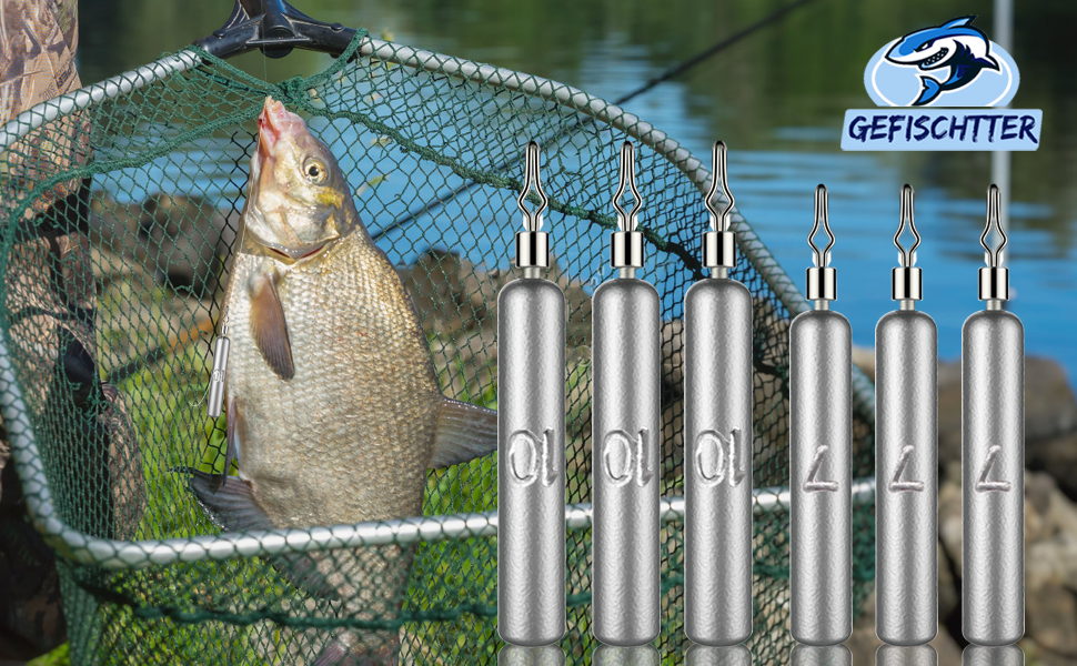 Gefischtter 40pcs Fishing Drop Shot Weights Lead Fishing