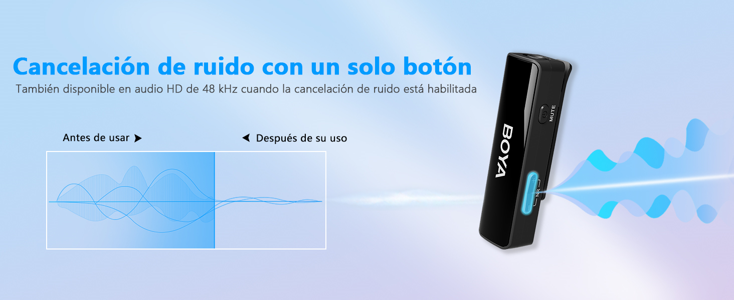 Reducción de ruido con un solo toque