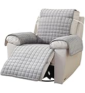 MIFXIN Recliner Cover Armchair Couch Cover Velvet Plush Sofa Cover for 1 Seat Reclining Chair Non...